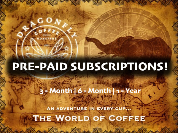 The World of Coffee PRE-PAID Subscriptions